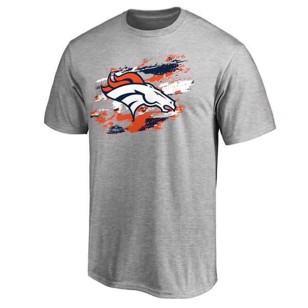 Men's Denver Broncos NFL Pro Line True Color T-Shirt Heathered Gray,We sell and wholesale Men's Denver Broncos NFL Pro Line True Color T-Shirt Heathered Gray on line form chian!